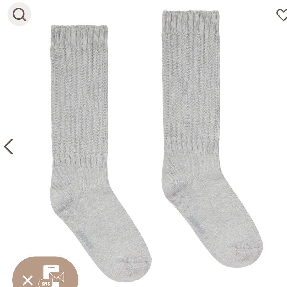 SKIMS Cream Hosiery Socks - Picture 3 of 5